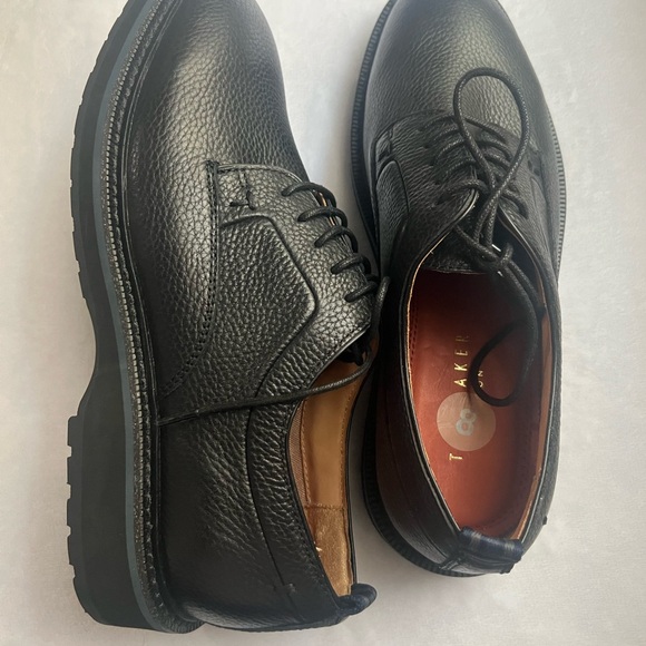 Ted Baker Textured Black Leather Oxfords, Size 8, NWOT main image 6